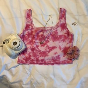 SHEIN tie-dye crop top 💕